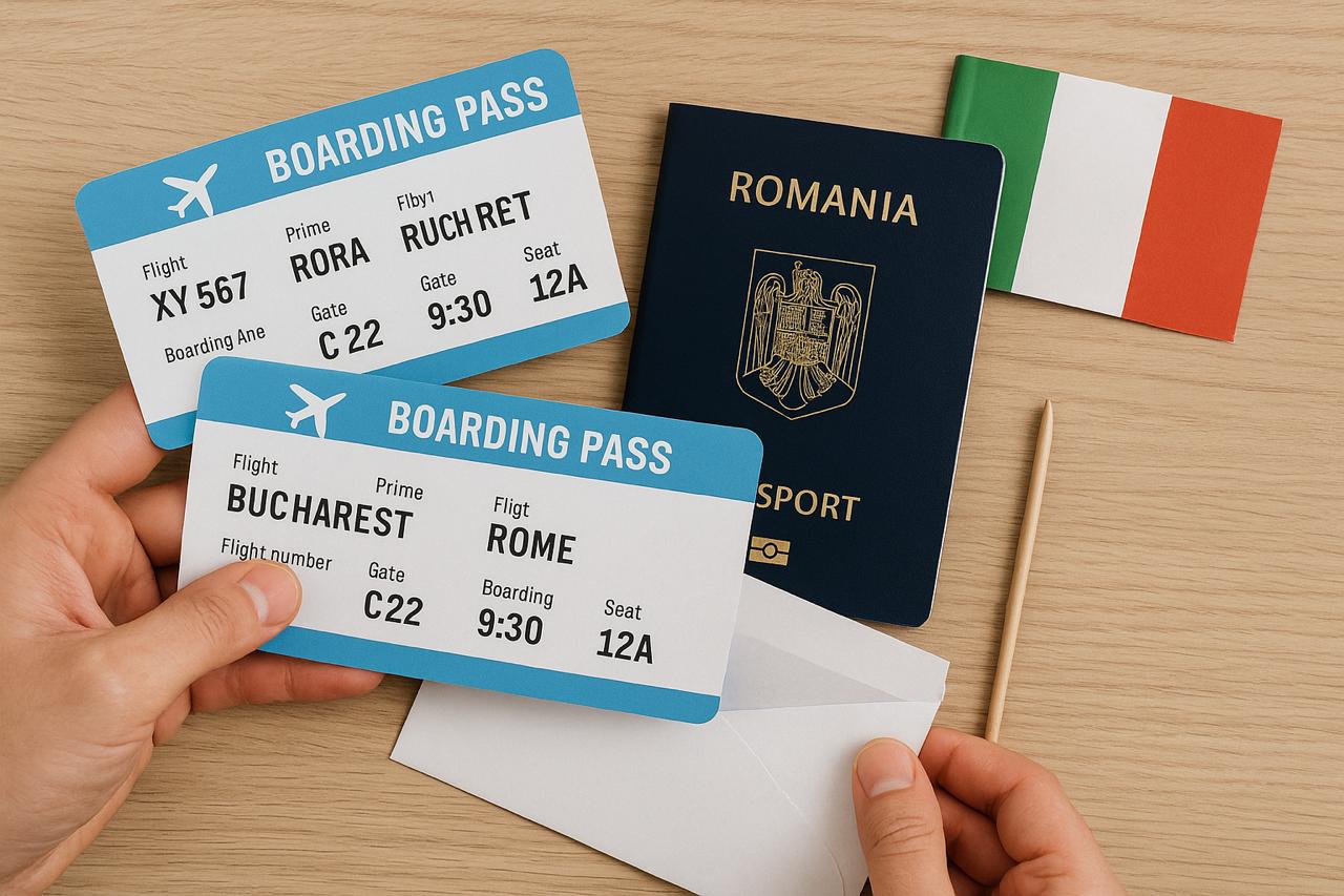 Bilete de avion România-Italia