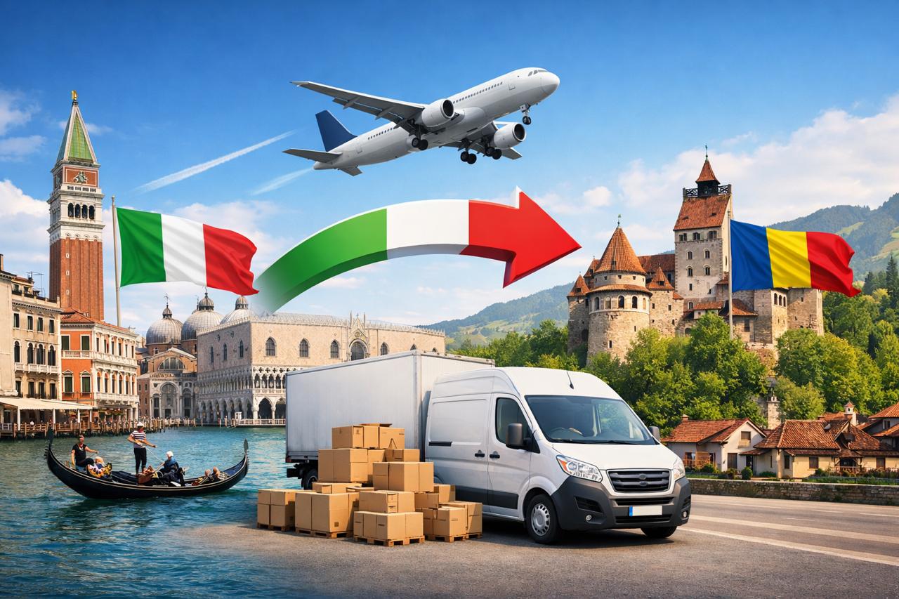 Transport colete Italia-Romania